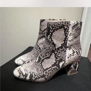 Snakeskin Ankle Boots Chinese Laundry